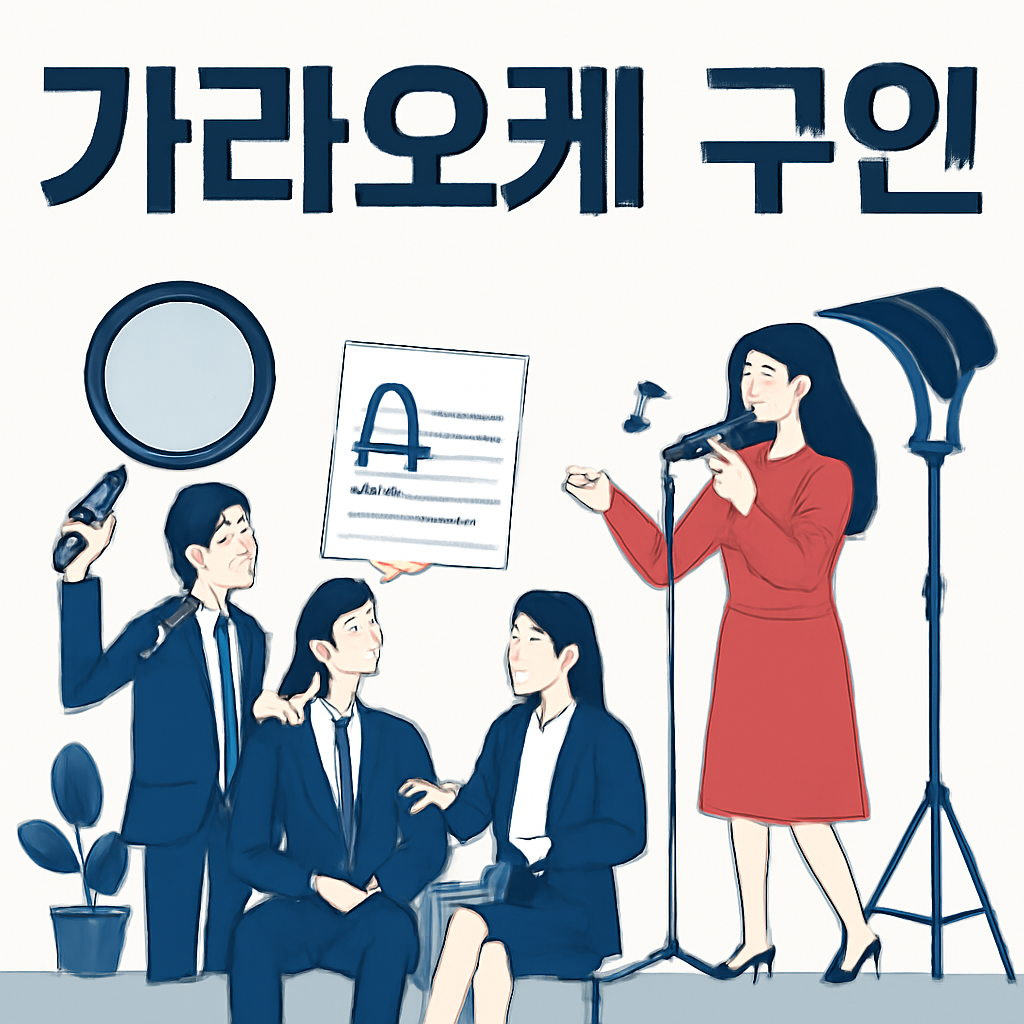 가라오케 구인: 최신 인근 노래방 바 채용 정보와 초보 가능 공고