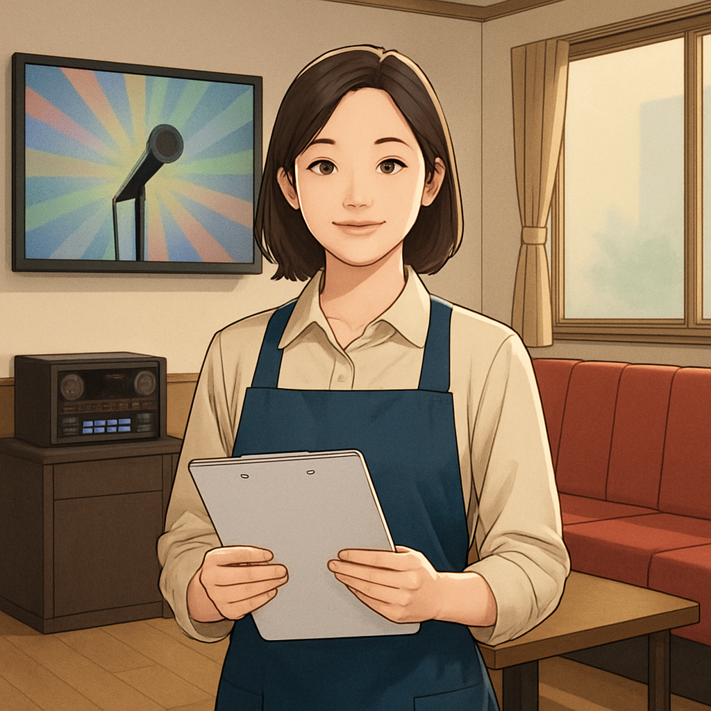 가라오케 매장 구인 이미지