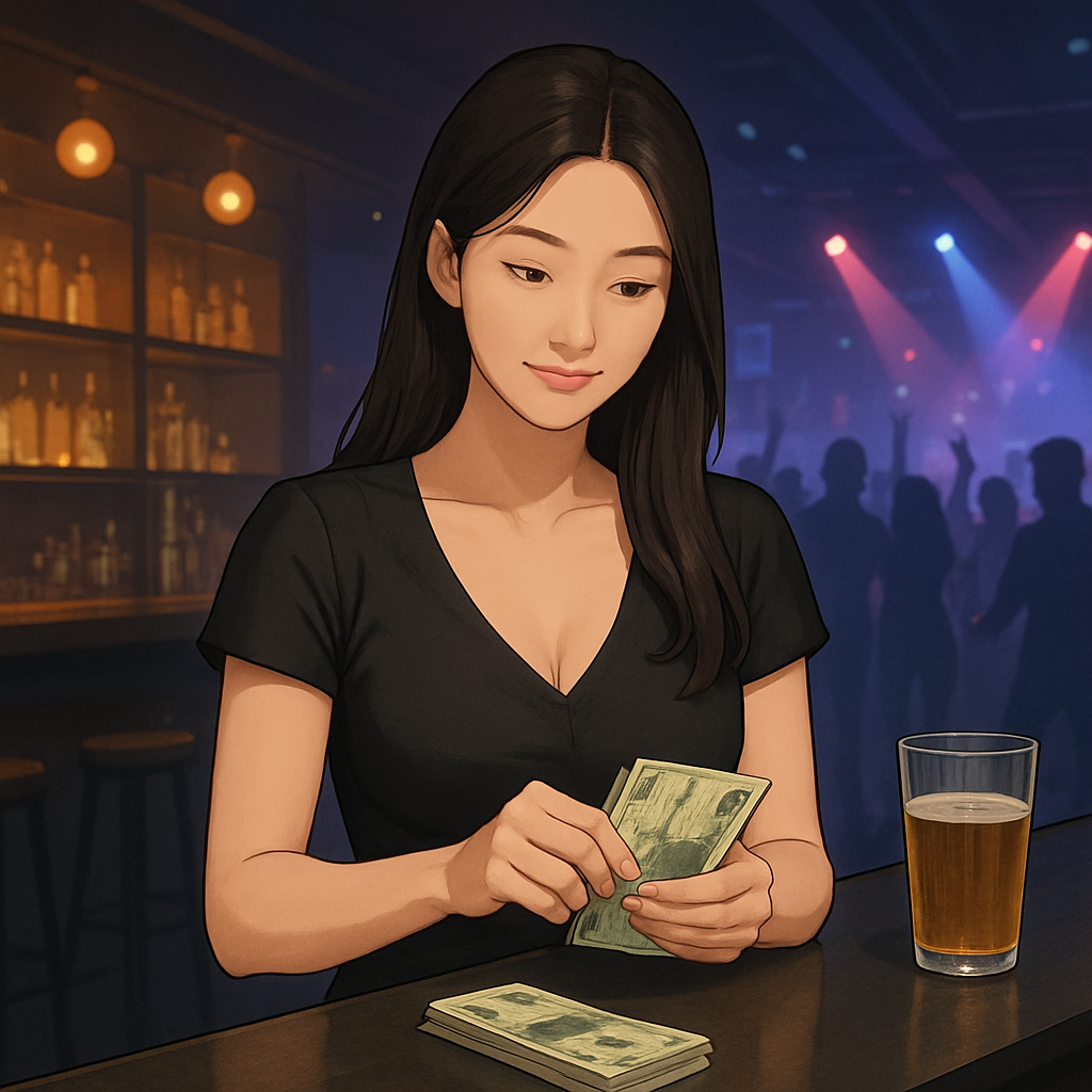 강남 클럽 아르바이트 급여 조건 이미지