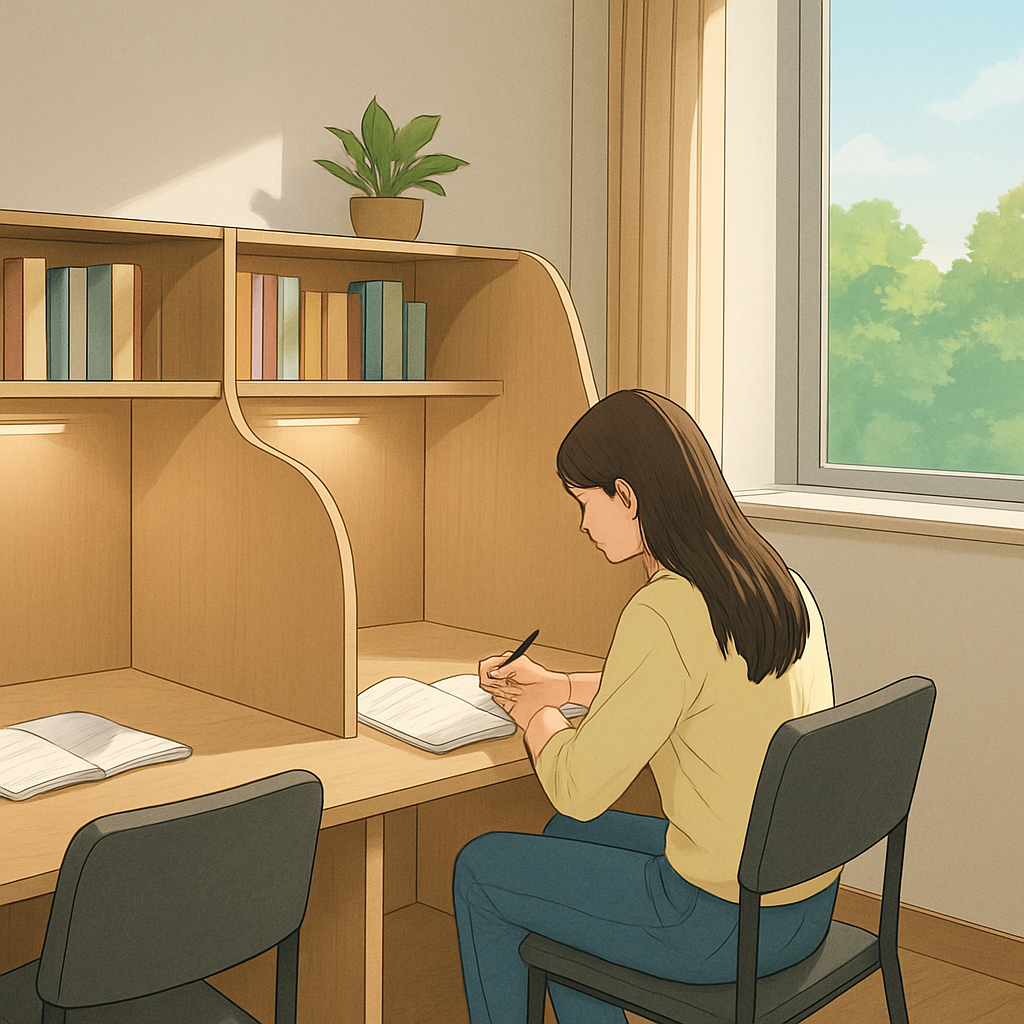 관리형 독서실 월 운영비 예산계획 이미지