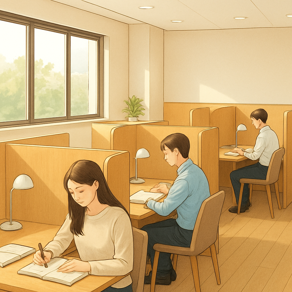 관리형 독서실 운영 이미지