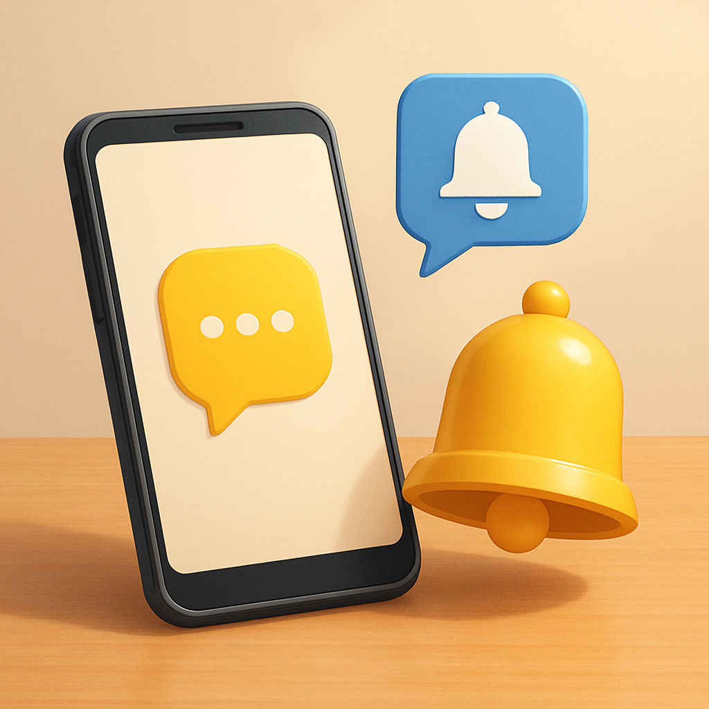 카카오톡 채널 알림 설정 이미지