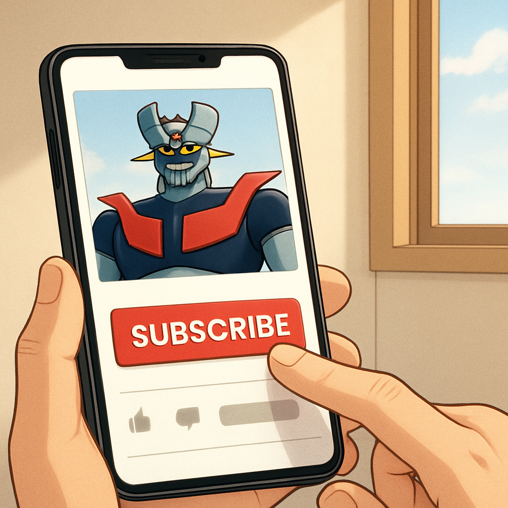 마징가TV 채널 구독 방법 이미지