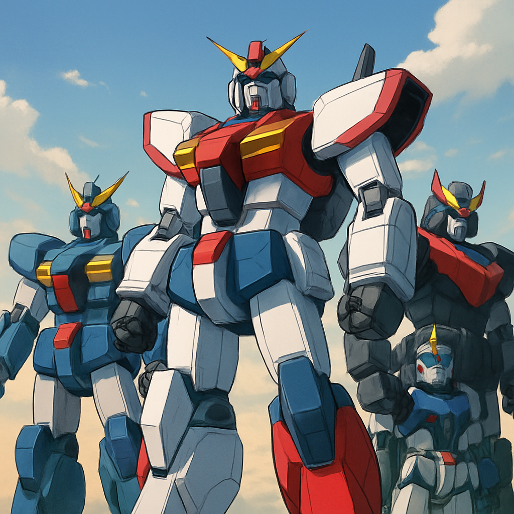 슈퍼로봇 애니메이션 역사 이미지