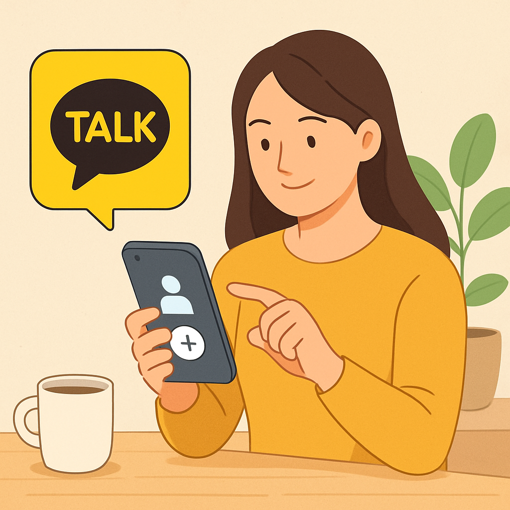 브랜드용 카카오채널 친구추가 설정 가이드 이미지