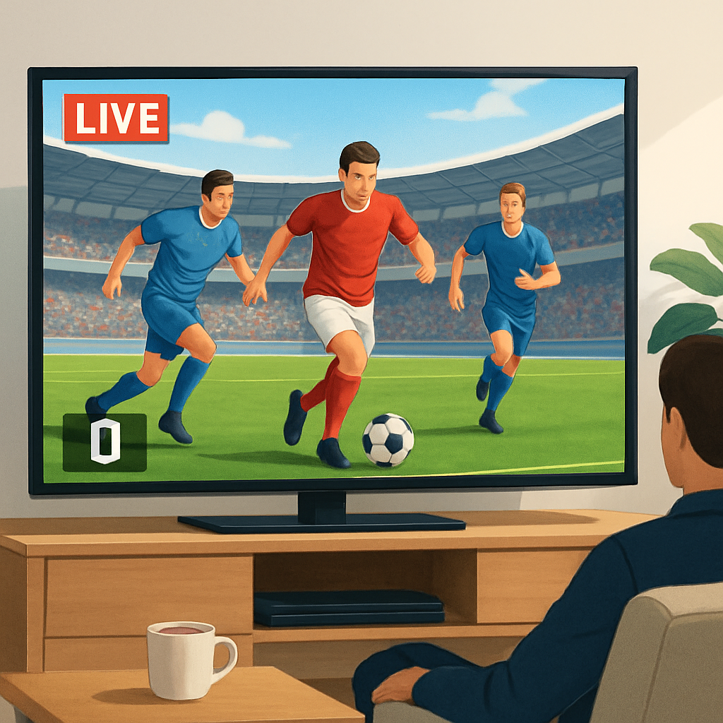 스포츠 라이브 중계 서비스 이미지